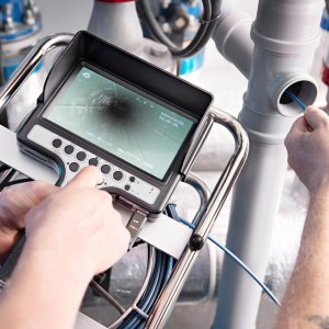 Steinberg Endoskop kamera diagnostyczna inspekcyjna 12 LED LCD 7 cali SD 30 m Endoskop kamera diagnostyczna inspekcyjna 12 LED LCD 7 cali SD 30 m 7