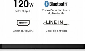 Soundbar Hisense HS205G, soundbar (black, Bluetooth, HDMI (ARC), USB) 2