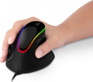 Mysz Connect IT CONNECT IT GAME FOR HEALTH ergonomická vertikální myš, drátová, černá 1
