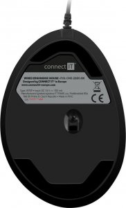 Mysz Connect IT CONNECT IT GAME FOR HEALTH ergonomiczna pionowa mysz, drátowa, czarny 7