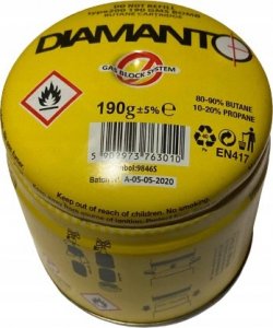 Diamanto KARTUSZ NABÓJ GAZOWY - PROPAN BUTAN 330 ml 190 g 3