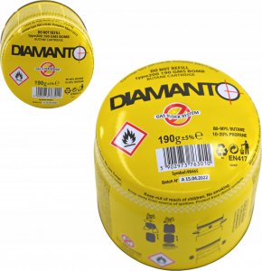 Diamanto KARTUSZ NABÓJ GAZOWY - PROPAN BUTAN 330 ml 190 g 10