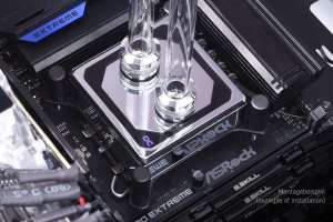 Chłodzenie CPU Alphacool Alphacool Ice Block XPX Aurora Edge Chłodzenie procesora - Mosiądz Chrom Cyfrowy RGB 6