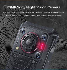 Smartfon Oukitel WP33 Pro 5G 8/256GB Czarny  (WP33Pro-BK/OL) 9