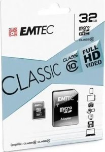 Karta Emtec Classic MicroSDHC 32 GB Class 10  (ECMSDM32GHC10CG) 2