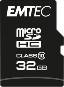 Karta Emtec Classic MicroSDHC 32 GB Class 10  (ECMSDM32GHC10CG) 1