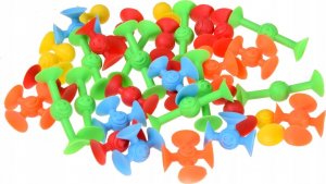 Jokomisiada Giętkie Klocki przyssawki sticks 35ele ZA4394 5