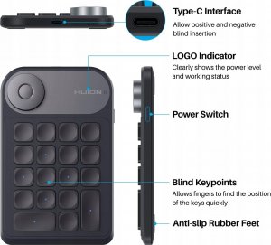 Huion Huion Mini Keydial K20 9