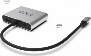 HUB USB Inca INCA Adapter ITPC-4 Typ C > 2xHDMI 4K30Hz,1xUSB-A,1xUSB-C 3