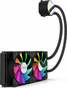 Chłodzenie wodne Inca INCA ISS-02XN CPU LIQUID Kühler 2 x 120 mm PWM-Lüfter 6