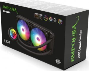 Chłodzenie wodne Inca INCA ISS-02XN CPU LIQUID Kühler 2 x 120 mm PWM-Lüfter 8