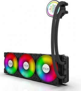 Chłodzenie wodne Inca INCA ISS-03XN CPU LIQUID Kühler 3 x 120 mm PWM-Lüfter 2