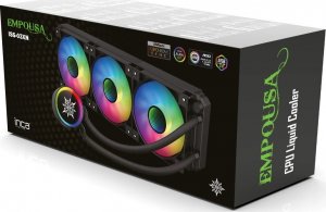 Chłodzenie wodne Inca INCA ISS-03XN CPU LIQUID Kühler 3 x 120 mm PWM-Lüfter 10