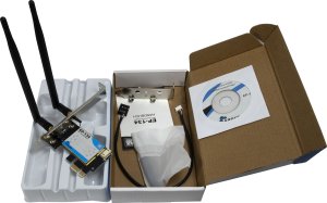 Karta sieciowa Inter-Tech INTER-TECH EP-134 Wi-Fi 6 PCIe Adapter 600Mbps BT 5.2 2