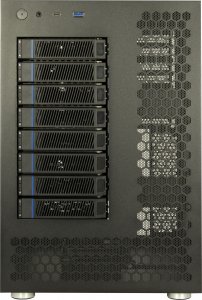 Obudowa serwerowa Inter-Tech Inter-Tech Geh Mini IPC NAS-8 ITX,Micro-ATX,ATX 240x295x362 2