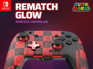 Pad PDP PDP SWITCH Pad bezprzewodowy Rematch Super ICons Glow in the Dark 6