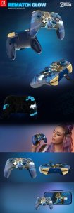 Pad PDP PDP SWITCH Pad bezprzewodowy Rematch Link Hero Glow in the Dark 21