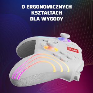 Pad PDP PDP SWITCH Pad bezprzewodowy AFTERGLOW WAVE - biały 3