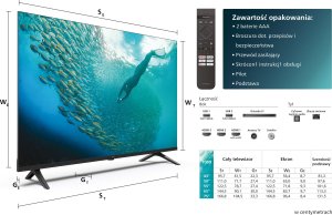 Telewizor Philips 50PUS7009/12 LED 50'' 4K Ultra HD Titan OS 13