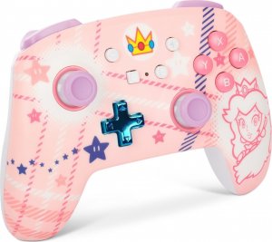 Pad PowerA PowerA SWITCH Pad bezprzewodowy Enhanced Princess Peach Plaid 2