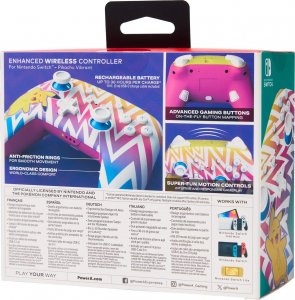 Pad PowerA PowerA SWITCH Pad bezprzewodowy Enhanced Pikachu Vibrant 12