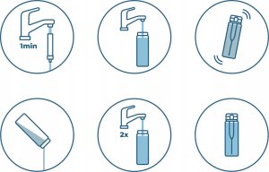 Wessper Szklana butelka filtrująca ActiveMax Clarti Glass 680ml 5