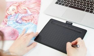 Tablet graficzny Wacom Wacom Intuos S with Bluetooth, graphics tablet (black, Manga Edition) 6