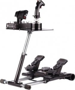 Wheel Stand Pro Wheel Stand Pro Deluxe V2, mount (black, Thrustmaster Hotas Warthog and Saitek X52/Pro, X55, X56, X65) 5