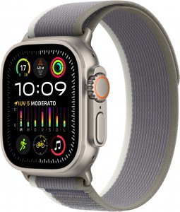 Smartwatch Apple Apple Watch Ultra 2, Smartwatch (green/gray, 49 mm, Trail Loop, titanium case, cellular) 1