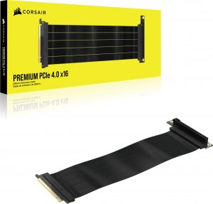 Corsair Corsair Premium PCIe 4.0 x16 extension cable 90 (black, 30cm, angled socket) 4
