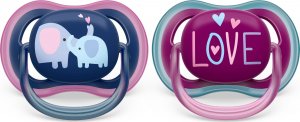 Avent Smoczek Ultra Air 18m+ słoń/love 2 szt. 8