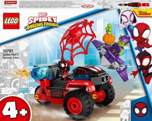 LEGO Marvel Spider-Man Miles Morales: Technotrójkołowiec Spider-Mana 4szt. (10781) 1