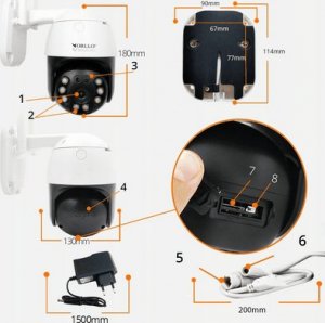 Kamera IP ORLLO KAMERA ZEWNĘTRZNA IP ORLLO GOODCAM Z12 9