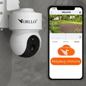 Kamera IP ORLLO Kamera IP Orllo E9 obrotowa zewnętrzna Wi-Fi 2MP 11