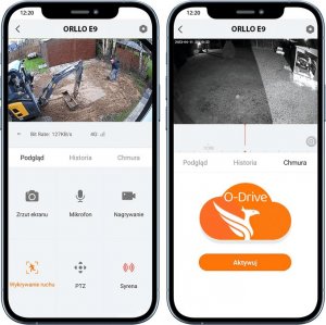 Kamera IP ORLLO Kamera IP Orllo E9 obrotowa zewnętrzna Wi-Fi 2MP 12
