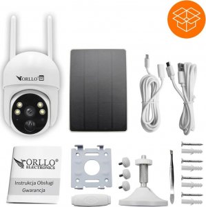Kamera IP ORLLO Kamera IP bezprzewodowa 4G LTE obrotowa z panelem solarnym Orllo TZ1 PRO 14