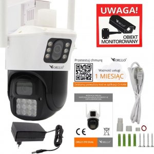 Kamera IP ORLLO Kamera IP Orllo Z19 dual obrotowa zewnętrzna Wi-Fi 2Mpx 12