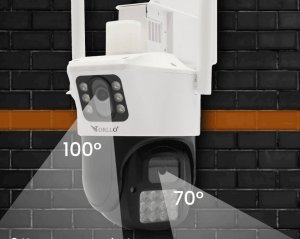 Kamera IP ORLLO Kamera IP Orllo Z19 dual obrotowa zewnętrzna Wi-Fi 2Mpx 7