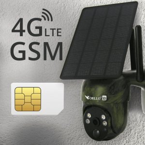 Kamera IP ORLLO Kamera IP Orllo Bezprzewodowa 4G LTE Obrotowa z Panelem Solarnym ORLLO TZ1 MORO 16