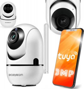 Kamera IP EASYCAM Kamera IP EasyCam wewnętrzna obrotowa WiFi Tuya 3MP EC-3WD6IR 1