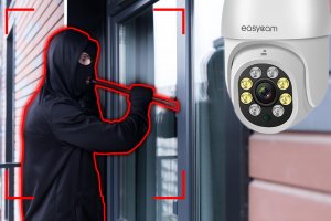 Kamera IP EASYCAM Kamera IP EasyCam obrotowa zewnętrzna WiFi Tuya 8MP 4 x zoom EC-8PT4L4IR 16