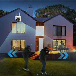 Kamera IP EASYCAM Kamera IP EasyCam obrotowa zewnętrzna WiFi Tuya 5MP 4 x zoom EC-5PT4DL 6