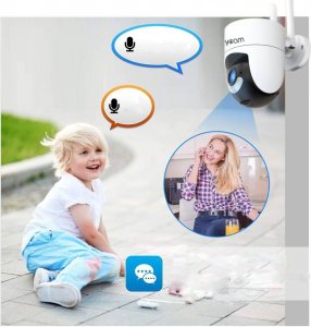 Kamera IP EASYCAM Kamera IP EasyCam obrotowa zewnętrzna WiFi Tuya 5MP 4 x zoom EC-5PT4DL 10
