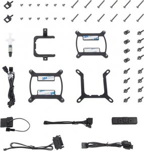 Chłodzenie wodne SilverStone SilverStone SilvStone SST-IM420-ARGB 420mm, water cooling (black) 12
