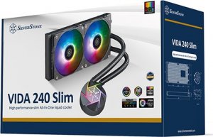 Chłodzenie wodne SilverStone SilverStone VIDA 240 SLIM 240mm, water cooling (black) 16