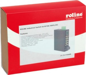 Switch Roline Switch przemysłowy ROLINE, 6x RJ-45 i 2x RJ-45 lub SC, niezarządzalny 1