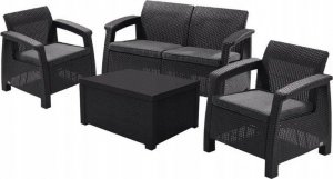 Curver Corfu Box grafit - meble ogrodowe ze skrzynią na poduszki meblobranie 17