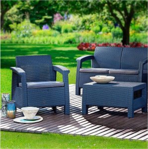 Curver Corfu Box grafit - meble ogrodowe ze skrzynią na poduszki meblobranie 26