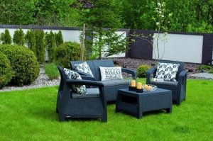 Curver Corfu Box grafit - meble ogrodowe ze skrzynią na poduszki meblobranie 39