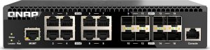 Switch Qnap QSW-M3216R-8S8T - managed - 8 x 100/1000/2.5G/5G/10GBase-T + 8 x 10Gb Ethernet SFP+ 1